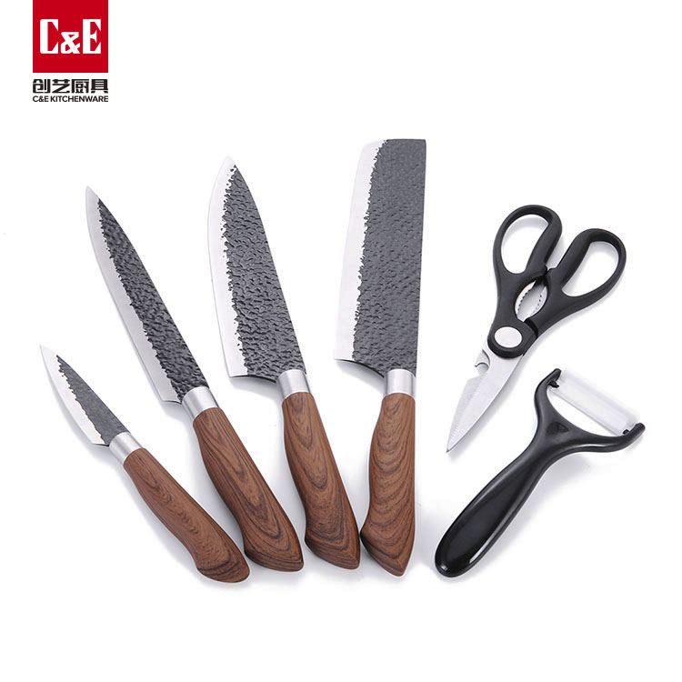 C&E創(chuàng)藝廚具刀具六件套